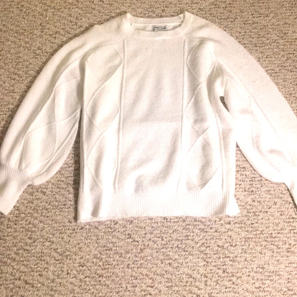 White sweater